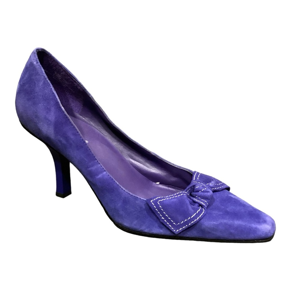 Madeline purple suede high heels women’s size 9 1/2M
